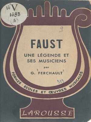 cover image of Faust, une légende et ses musiciens